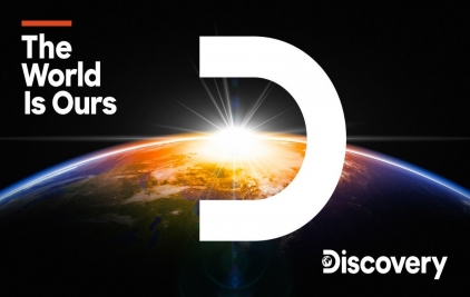 Discovery探索頻道發(fā)布新LOGO，思聰吃熱狗，貝爺吃地球！